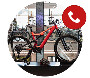 So erreichen Sie unseren E-Bike-Verkauf in unseren Flagshipstore in Wehrda